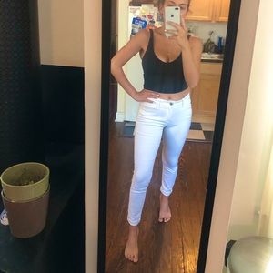 Banana Republic White Summer Jeans Sz 6